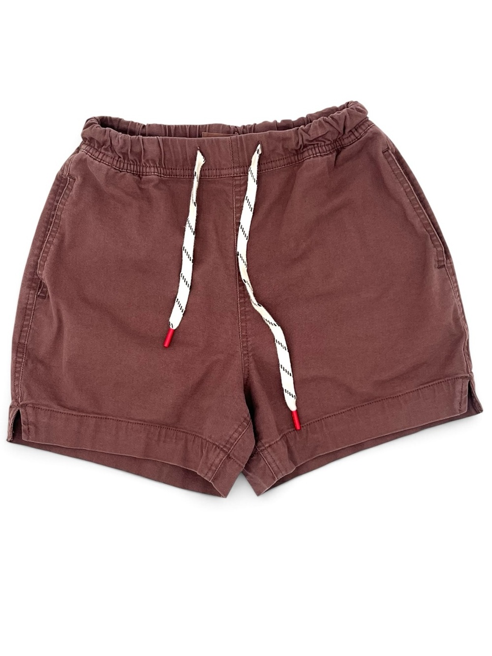 Topo Designs Dirt Shorts Womens Small Brown Garment Dyed Stretch Canvas Hiking S